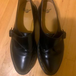 Dr. Martens monk strap pointy toe shoes